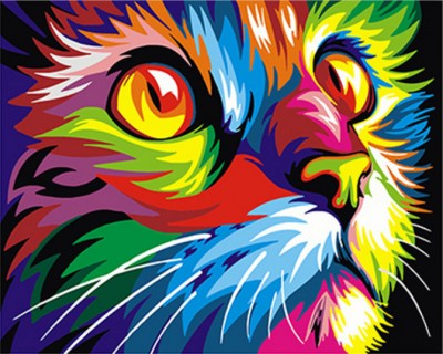 Malování podle čísel Kočka 