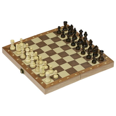 Goki Šachy dřevěné 30 cm 2. jakost
