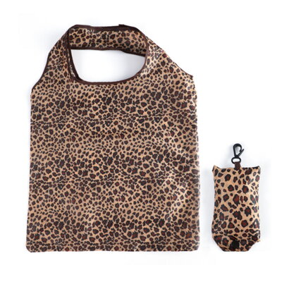 Nákupní taška skládací Leopard