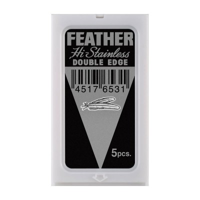 Žiletky na holení Feather Platinum 5 ks