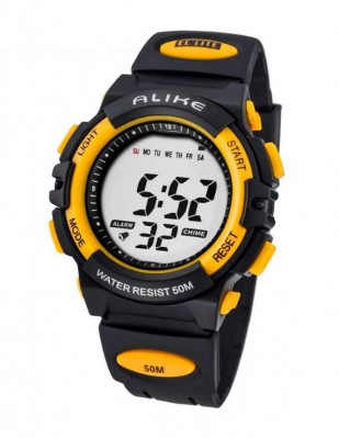Miranda Digitální hodinky Alike A5109 černo-žluté