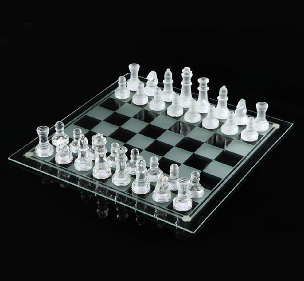Amparo Miranda® Skleněné šachy 20x20cm