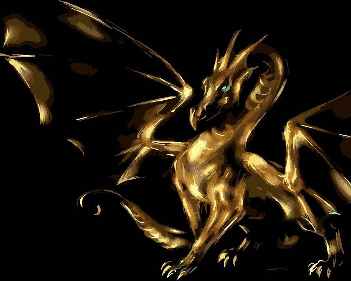 Malování podle čísel Drak AM169