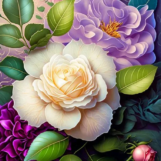 Amparo Miranda® Malování podle čísel Květy AM895