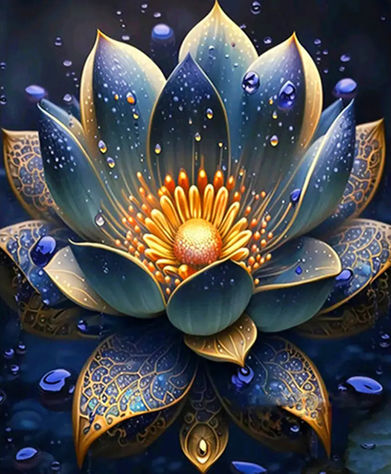 Malování podle čísel Leknín