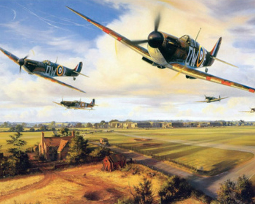 Malování podle čísel Letadla Spitfire LV1538