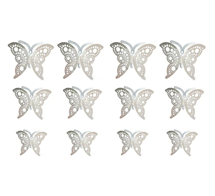Amparo Miranda® Dekorace na zeď motýli HB009 Silver