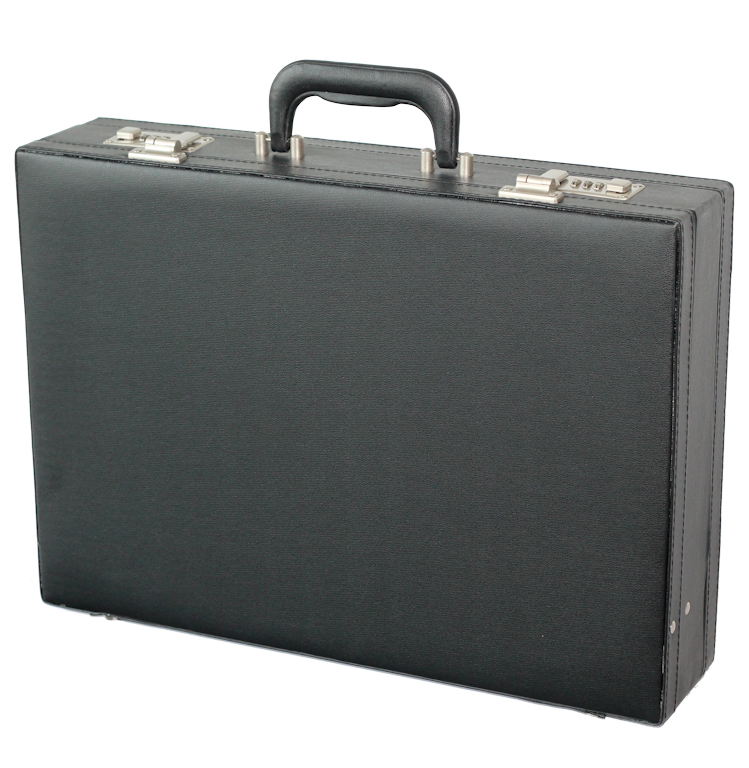 D&N koženkový pracovní kufr ataše 2625 černý