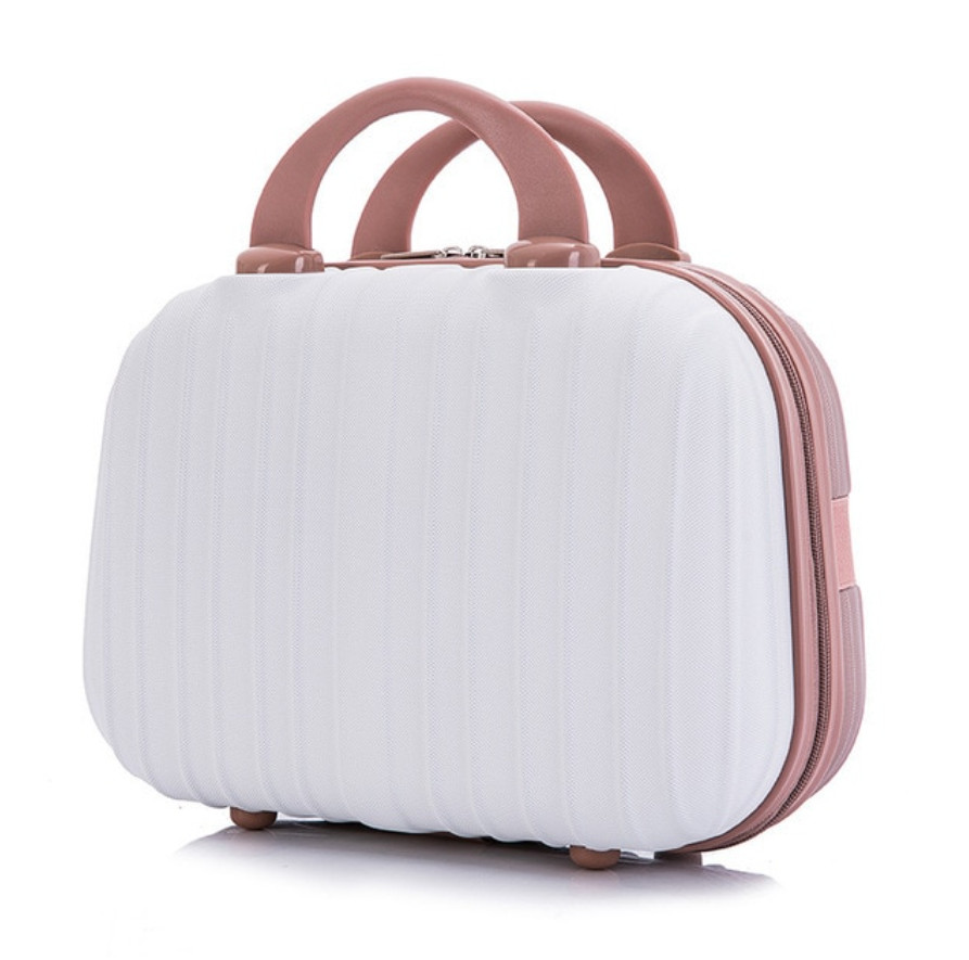 Amparo Miranda® Kosmetický kufr Miranda White - Pink K305