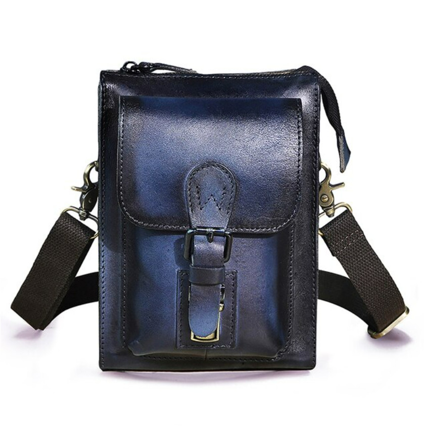 Amparo Miranda® Kožená taška 6402 Blue