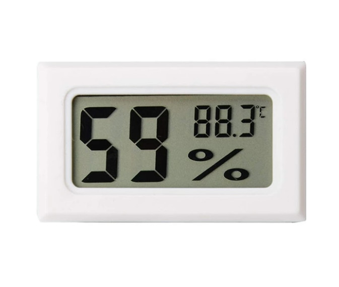 Digitální vlhkoměr a teploměr H9310 bílý