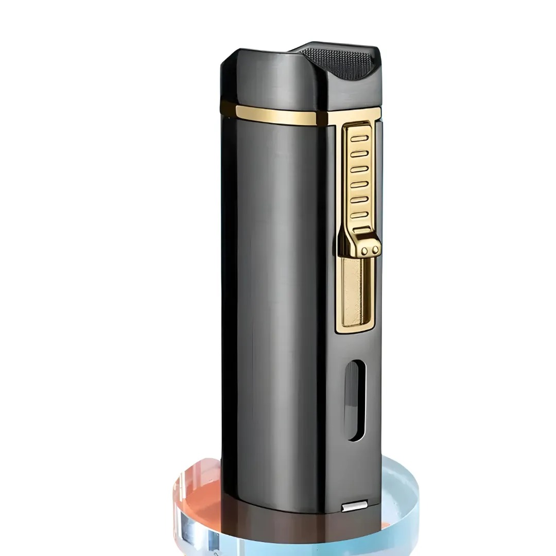 Amparo Miranda® Doutníkový zapalovač s ořezávačem DZ13, Barva zapalovače šedý