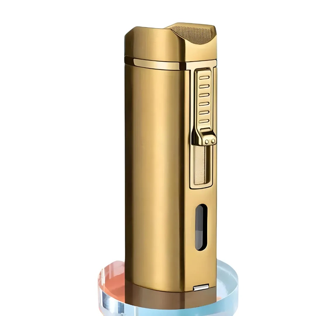 Amparo Miranda® Doutníkový zapalovač s ořezávačem DZ13, Barva zapalovače zlatý
