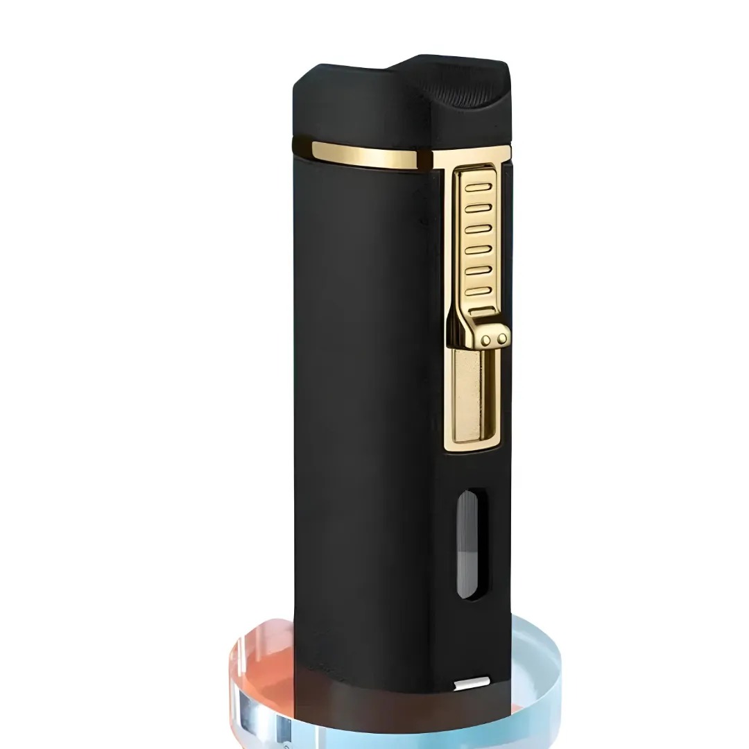 Amparo Miranda® Doutníkový zapalovač s ořezávačem DZ13, Barva zapalovače černo-zlatý
