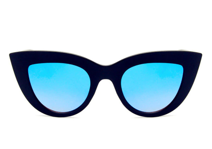 Amparo Miranda® Sluneční brýle Cat Eye LT13, Barva čoček světle modrá