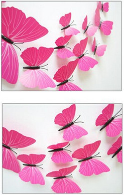dekorace na stenu motýlci