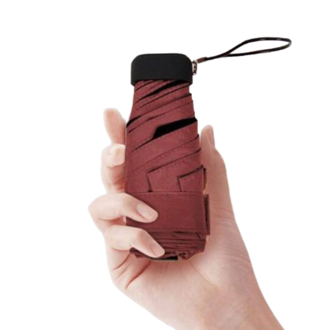 Amparo Miranda® Skládací mini deštník D8516 vínový 16cm