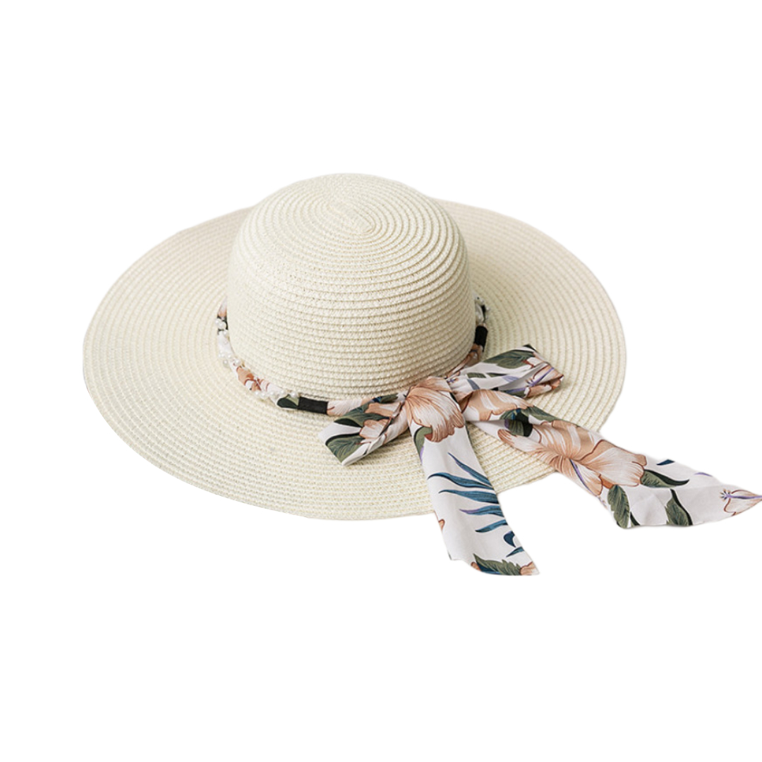 Amparo Miranda® Dámský klobouk s mašlí, Barva klobouku bílá natural