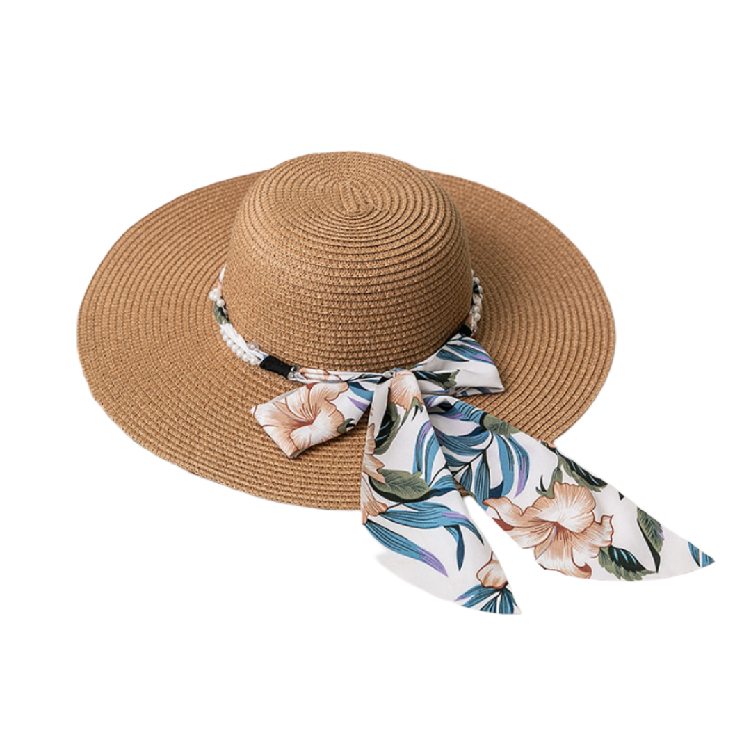 Amparo Miranda® Dámský klobouk s mašlí, Barva klobouku hnědá