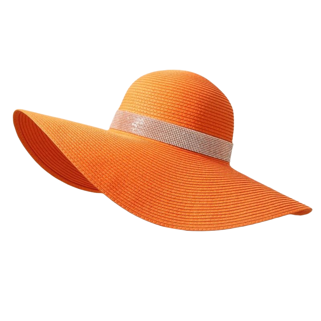 Amparo Miranda® Dámský klobouk Cristal, Barva klobouku oranžová