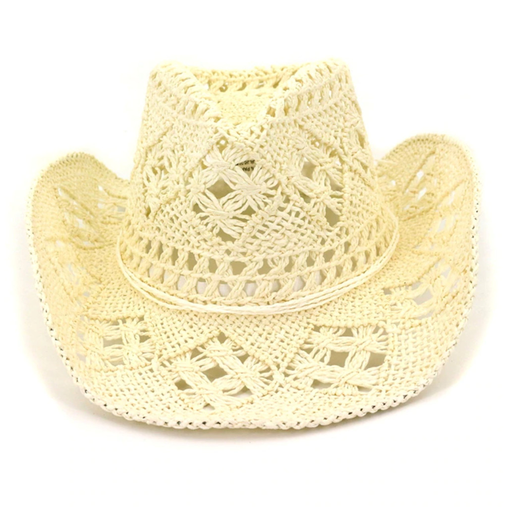 Klobouk Cowgirl krémový