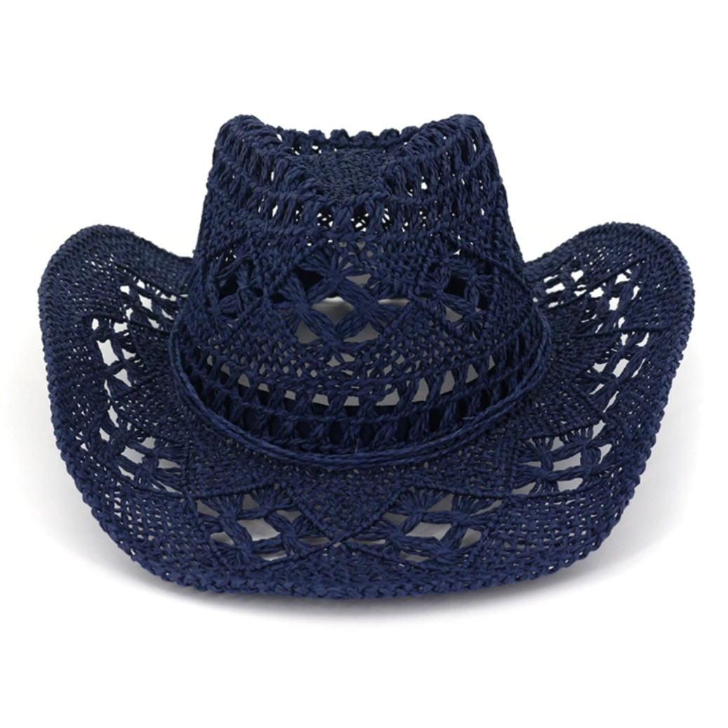 Klobouk Cowgirl tmavě modrý