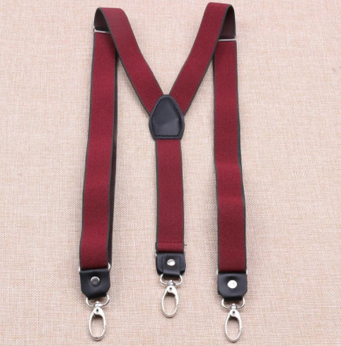Kšandy Elastic Suspenders KM564 Red