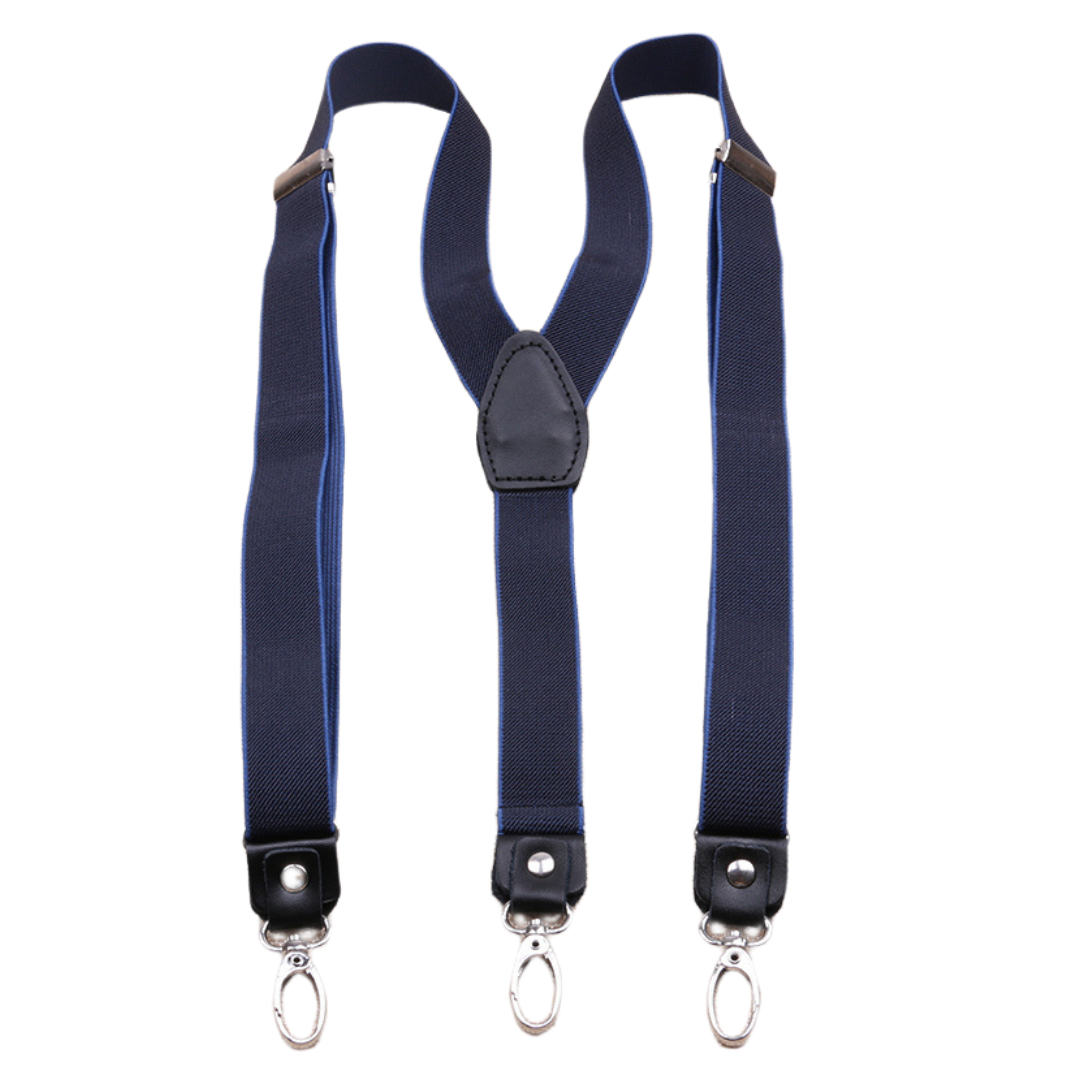 Kšandy Elastic Suspenders KM565 Blue