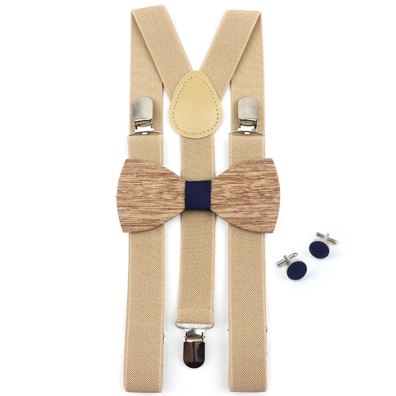 Set motýlek, kšandy a knoflíčky Miranda M469 Blue