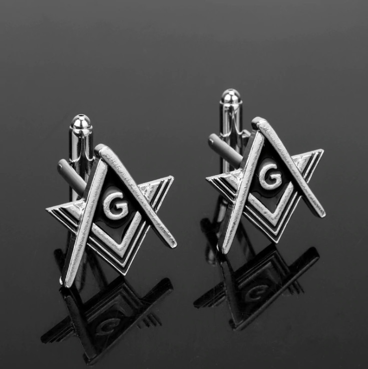 Miranda Manžetové knoflíčky Freemasonry Masonic Symbol