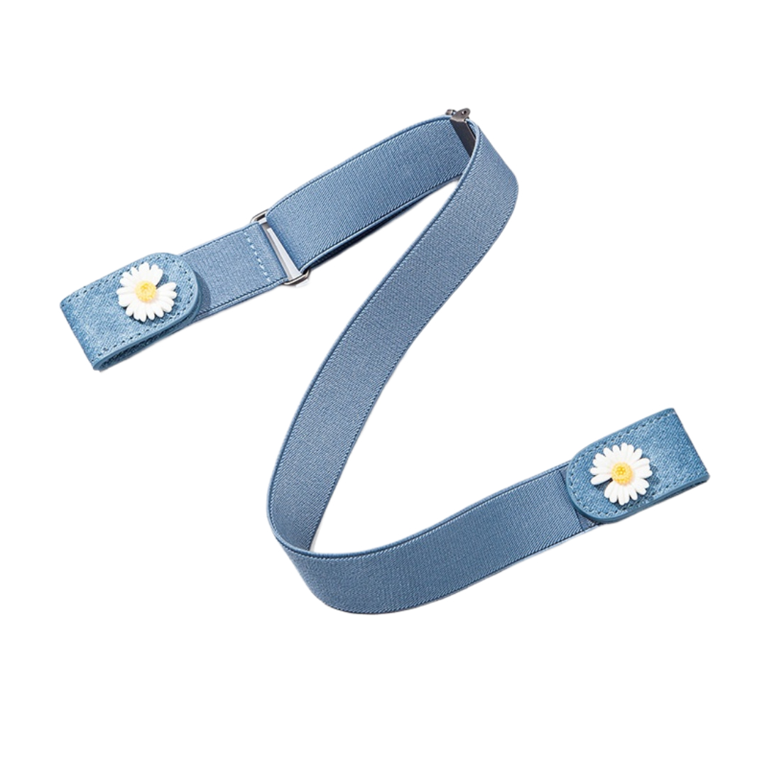 Amparo Miranda® Pružný pásek Flower, Barva světle modrá