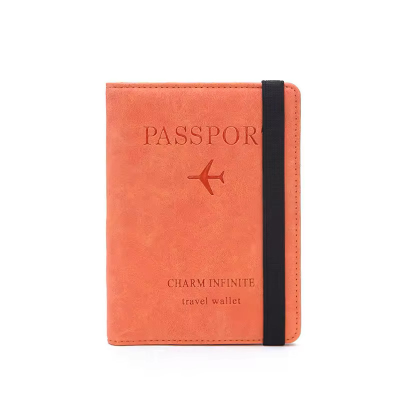 Amparo Miranda® Pouzdro na pas a karty Travel Wallet, Barva oranžová
