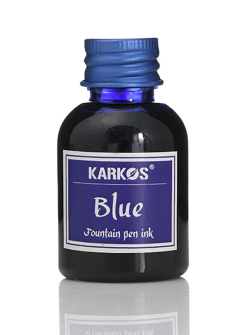 Inkoust do plnicího pera Karkos Modrý 30ml