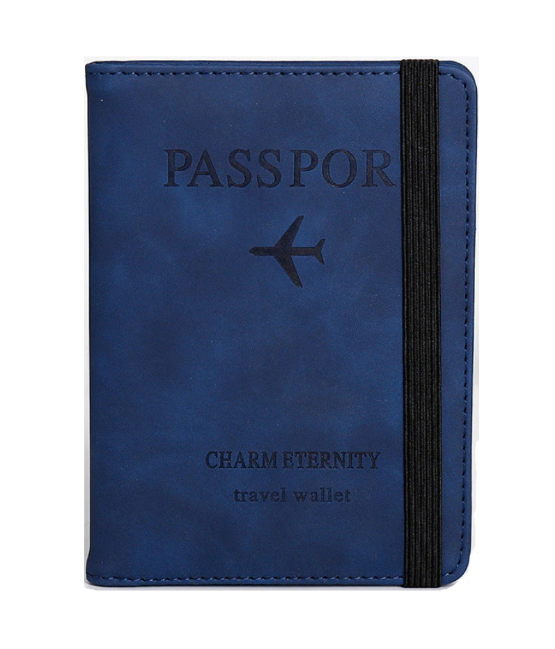 Amparo Miranda® Pouzdro na pas a karty Travel Wallet, Barva modrá