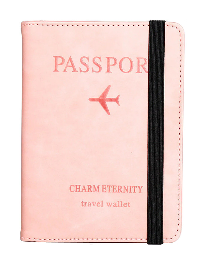 Amparo Miranda® Pouzdro na pas a karty Travel Wallet, Barva růžová