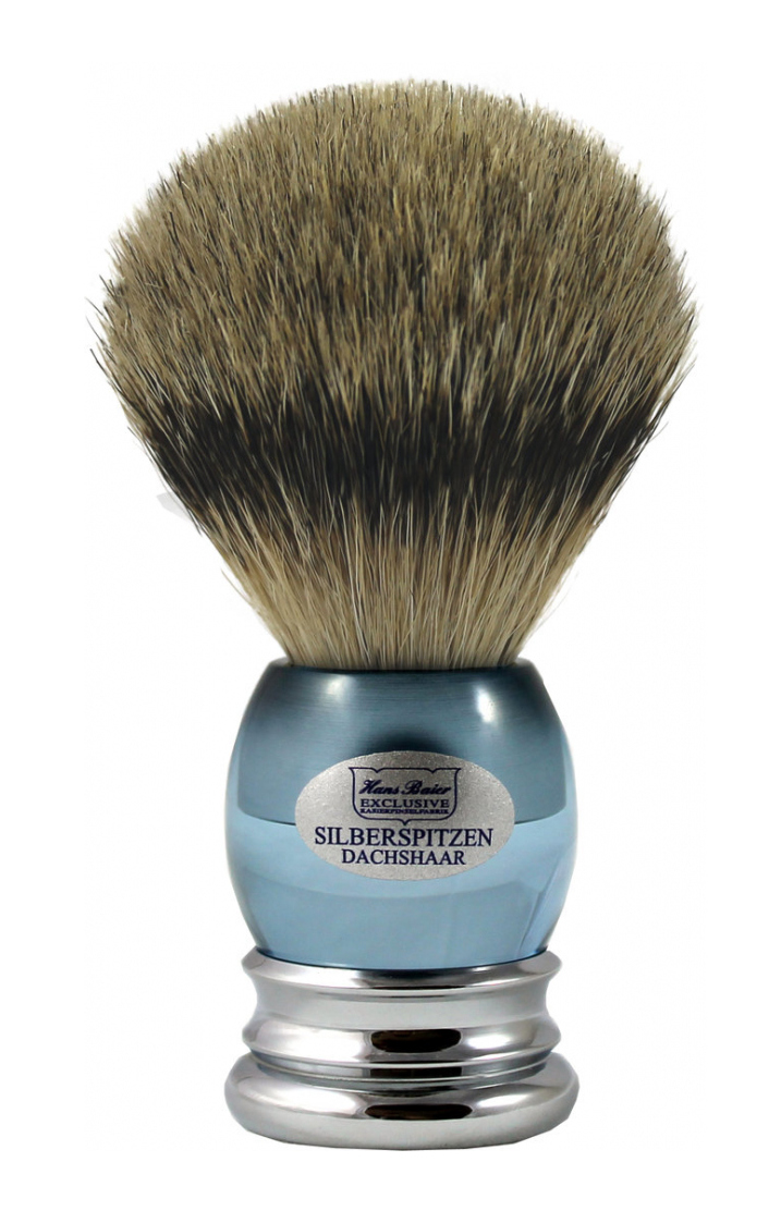 Hans Baier Aqua Acryl/Chrome Silvertip štětka na holení