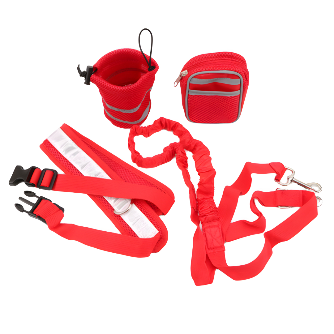 Opasek s vodítkem PV326 červený