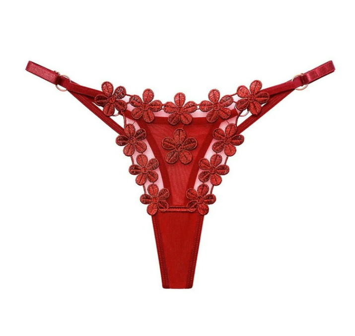 Amparo Miranda® Erotické kalhotky Flower B231, Barva Červená
