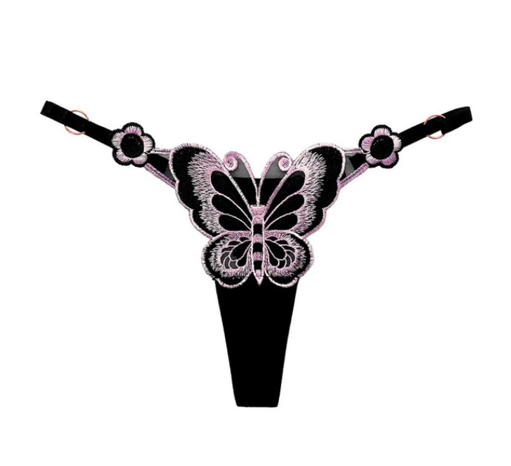 Amparo Miranda® Erotické kalhotky Butterfly B253, Barva Černá