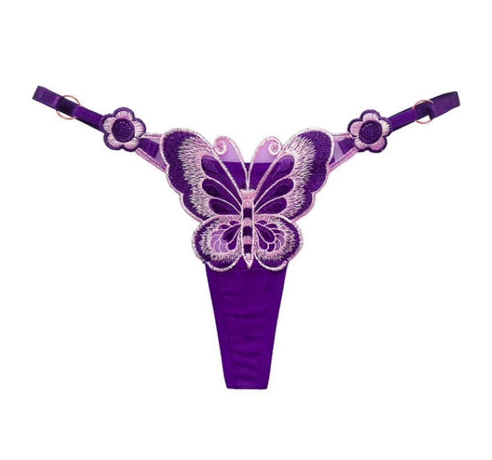 Amparo Miranda® Erotické kalhotky Butterfly B253, Barva Fialová
