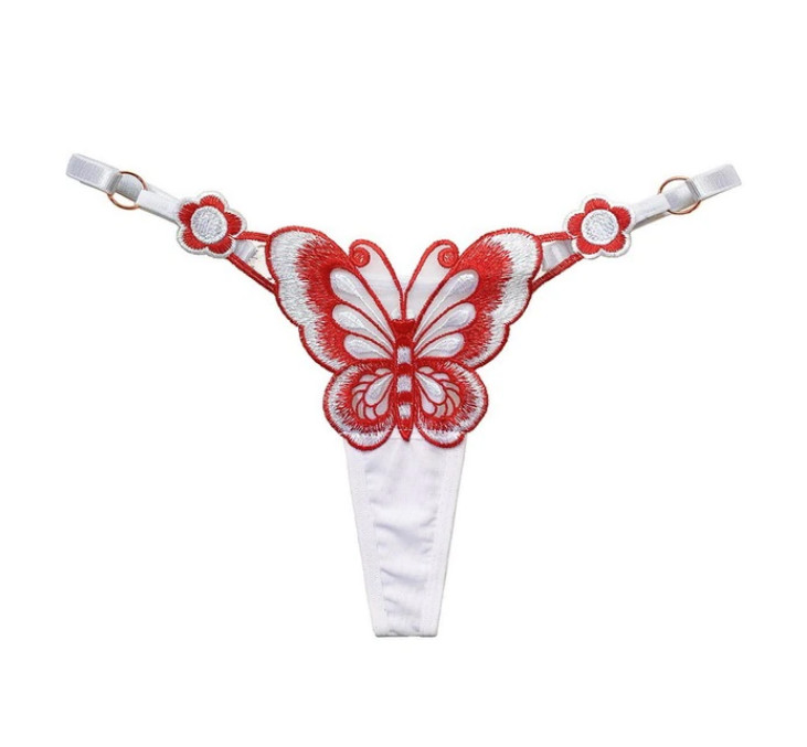 Amparo Miranda® Erotické kalhotky Butterfly B253, Barva Bílá