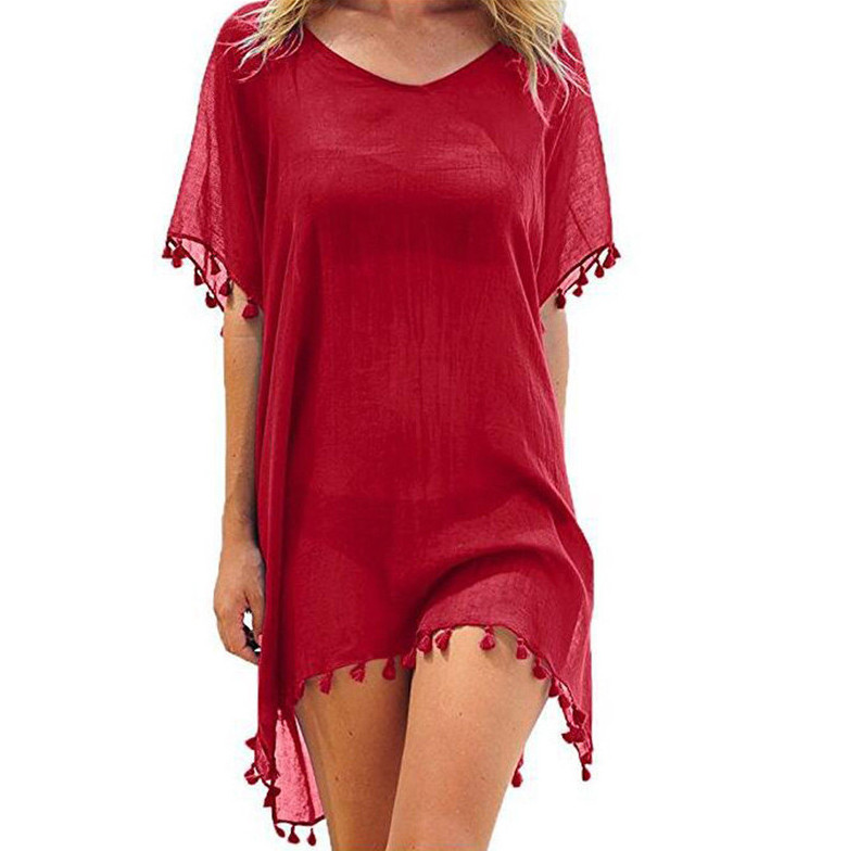 Amparo Miranda® Plážové šaty Erika, Barva červená