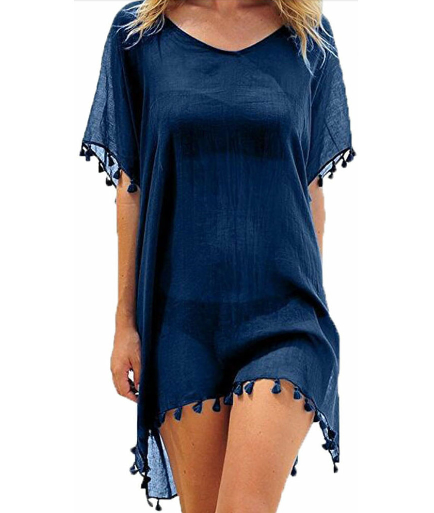 Amparo Miranda® Plážové šaty Erika, Barva tmavě modrá