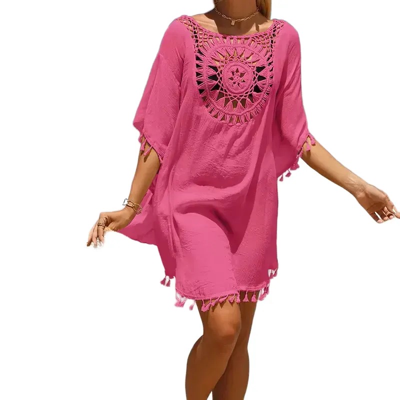 Amparo Miranda® Plážové šaty Sol, Barva růžová