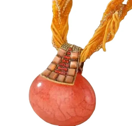 Amparo Miranda® Náhrdelník Aztec N1202, Barva náhrdelníku oranžová