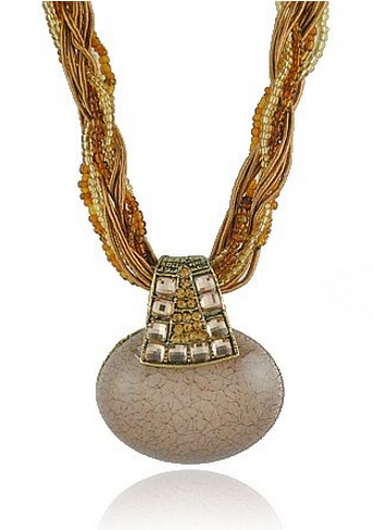 Amparo Miranda® Náhrdelník Aztec N1202, Barva náhrdelníku hnědá