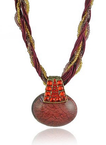 Amparo Miranda® Náhrdelník Aztec N1202, Barva náhrdelníku červená