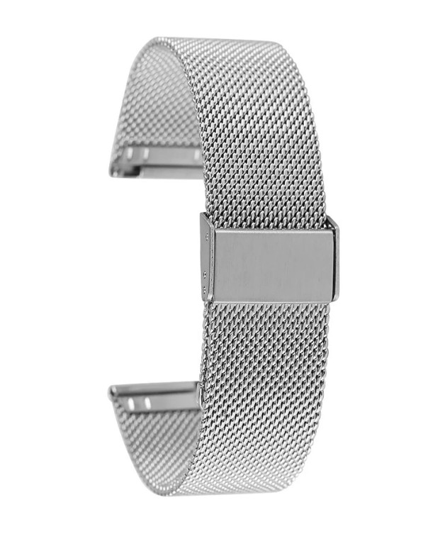 Amparo Miranda® Kovový řemínek na hodinky PD236 Silver, Šířka řemínku 20 mm