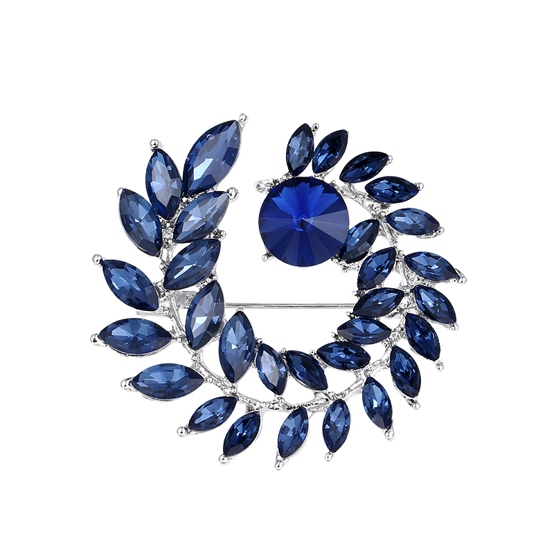 Amparo Miranda® Brož Flower AM3125, Barva Modrá