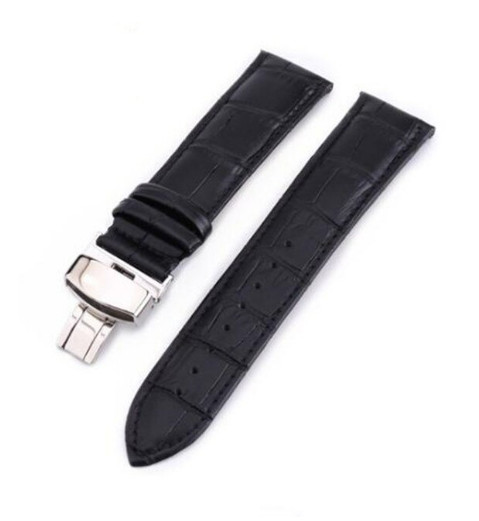 Amparo Miranda® Řemínek na hodinky PD186 černý, Šířka řemínku 20 mm
